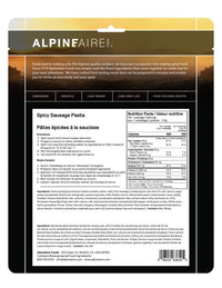 AlpineAire Spicy Sausage Pasta